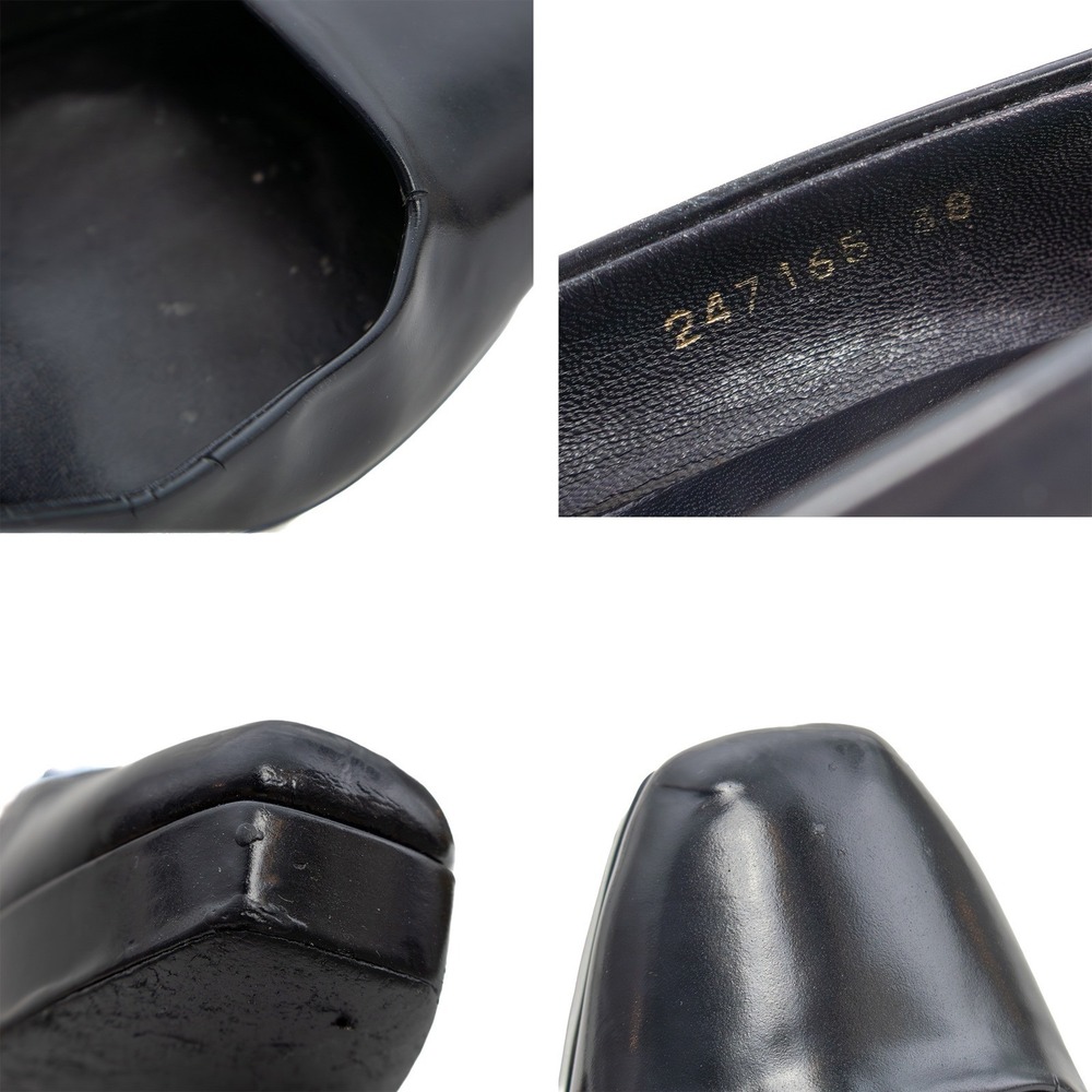 VTG Gucci Black Leather Platform‎ Pumps Heels – Size EU 37.5/US 7.5 - Picture 11 of 11